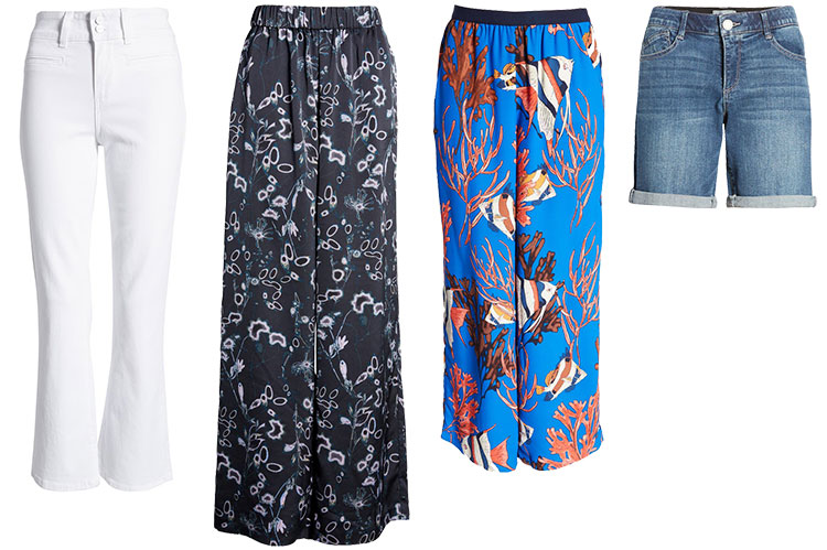 2022 summer capsule wardrobe -  pants and shorts | 40plusstyle.com