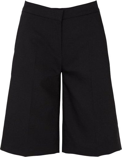 Karen Millen Cotton Sateen Wide Leg Shorts | 40plusstyle.com