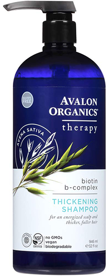 Avalon Organics Therapy Thickening Shampoo | 40plusstyle.com