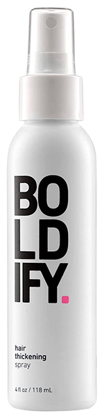 BOLDIFY Hair Thickening Spray | 40plusstyle.com
