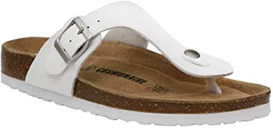Cushionaire Leah Cork footbed Sandal with +Comfort | 40plusstyle.com