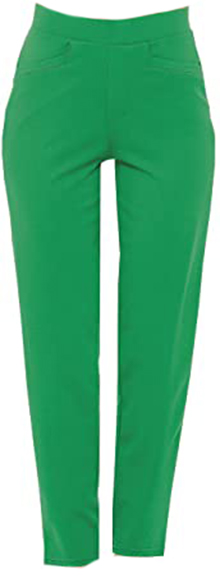 VIV Collection Ease in Pull-On Straight Fit Pants | 40plusstyle.com