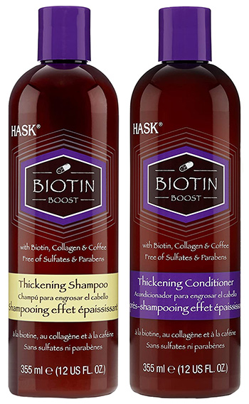 HASK BIOTIN BOOST Shampoo and Conditioner Set | 40plusstyle.com