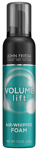 How to make thin hair look thicker - John Frieda Volume Lift Air Whipped Foam | 40plusstyle.com