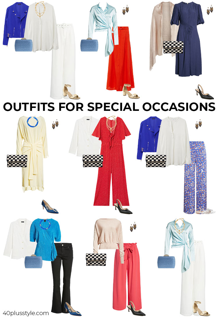Outfits for special occasions | 40plusstyle.com