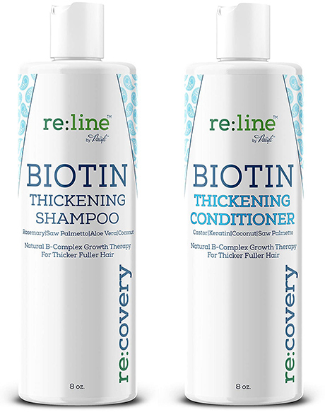 re:line Biotin Shampoo and Conditioner for Thinning Hair | 40plusstyle.com