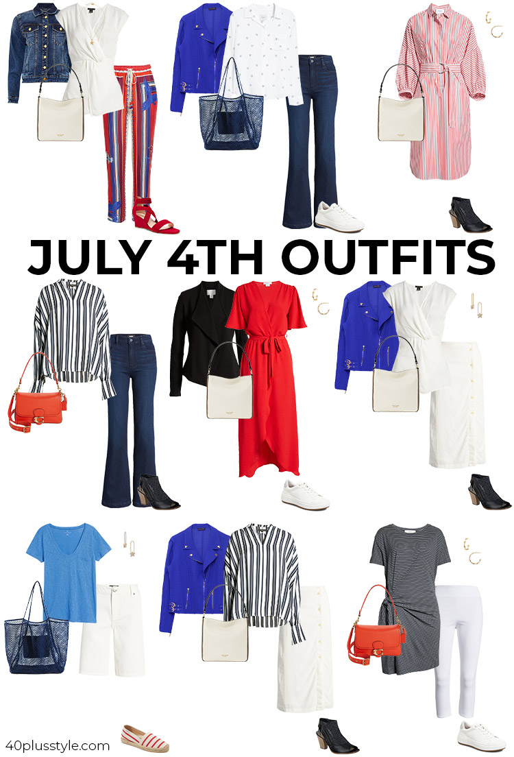 July 4th outfits | 40plusstyle.com