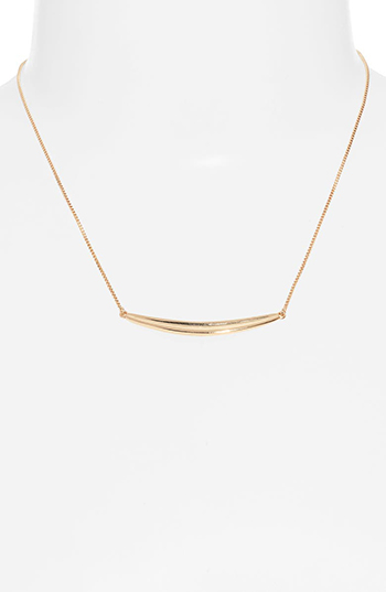 Accessories in the Nordstrom Anniversary ale - Jenny Bird Brooke Crescent Bar Necklace | 40plusstyle.com