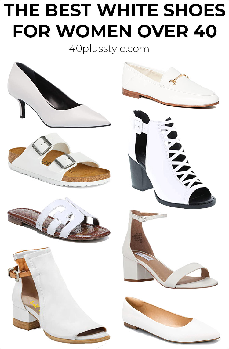 The best white shoes for women - and how to wear them | 40plusstyle.com