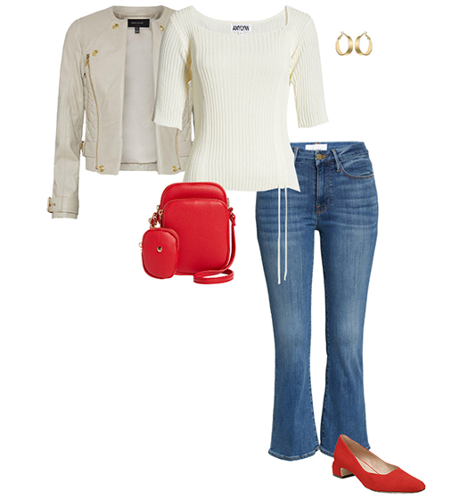 Capri jeans outfit idea | 40plusstyle.com
