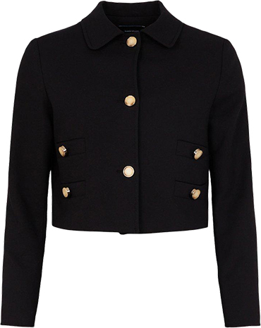 Karen Millen crop blazer | 40plusstyle.com