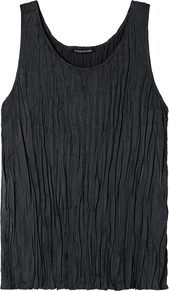 Eileen Fisher Crushed Tank | 40plusstyle.com