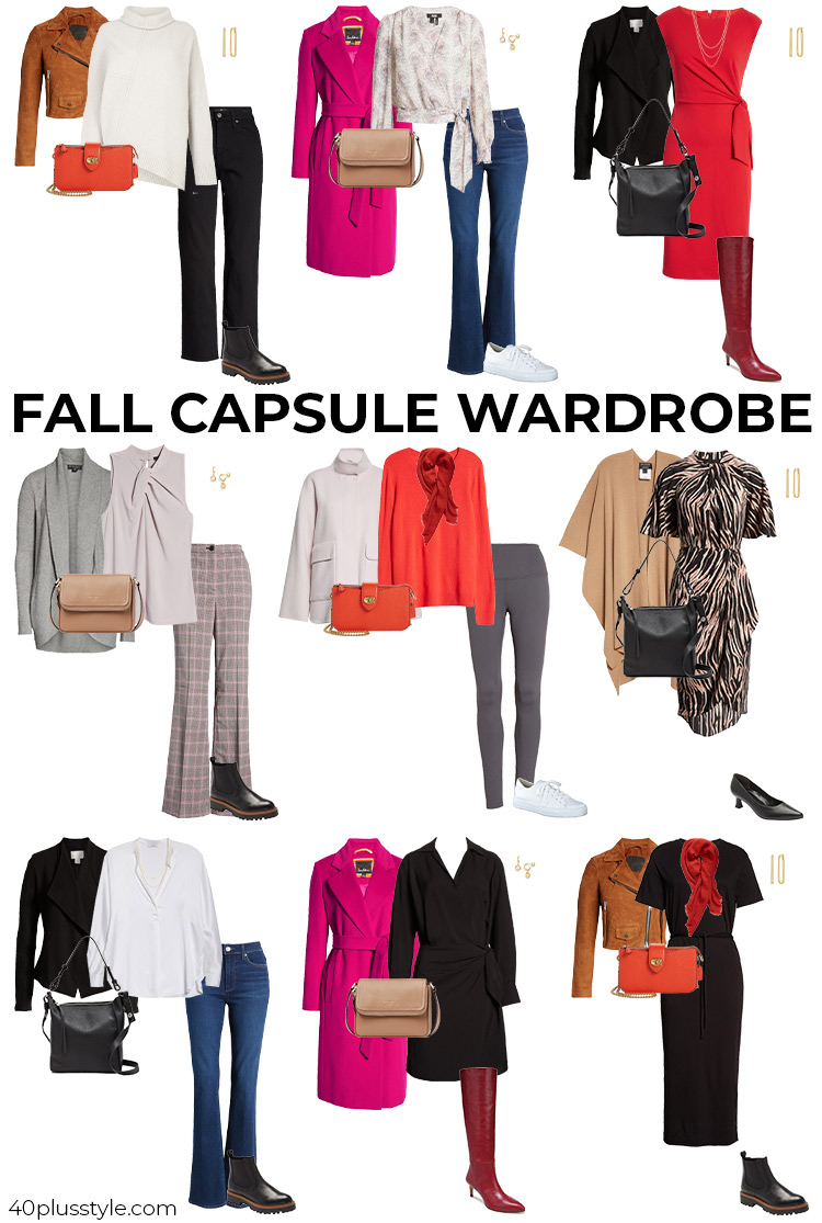 Fall 2022 capsule wardrobe | 40plusstyle.com
