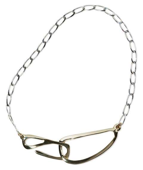 FARIS Jobu Chain Link Necklace | 40plusstyle.com