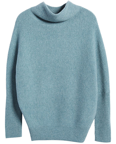 Nordstrom Anniversary Sale - AllSaints Ridley Funnel Neck Wool Sweater | 40plusstyle.com