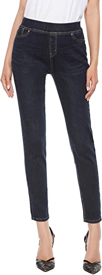 iChosy Shaping Pull-on Skinny Jeans | 40plusstyle.com