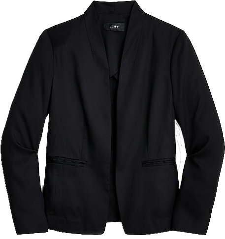 J.Crew Going-Out Blazer in Gramercy Twill | 40plusstyle.com