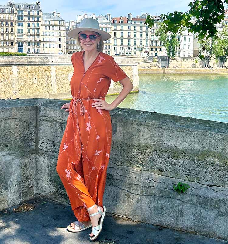 Tangerine Print T-Shirt - Women - Ready-to-Wear