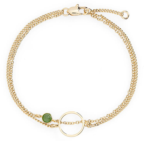 & Other Stories Duo Chain Station Bracelet | 40plusstyle.com