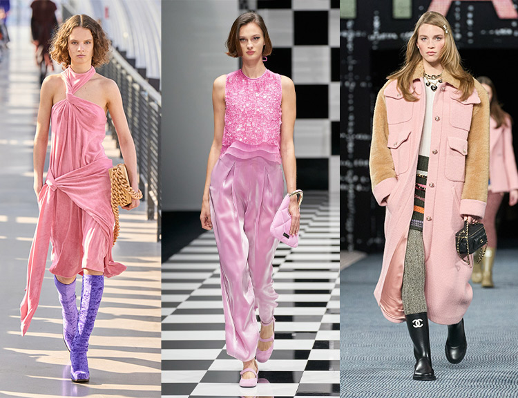 fall winter 2022 color trends: pale pinks | 40plusstyle.com