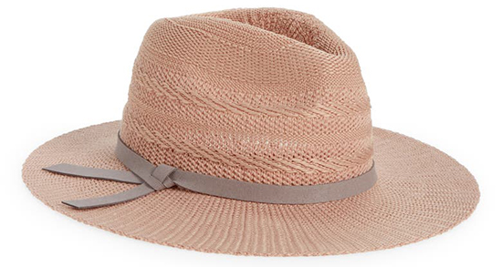 Treasure & Bond Mixed Stitch Packable Panama Hat | 40plusstyle.com