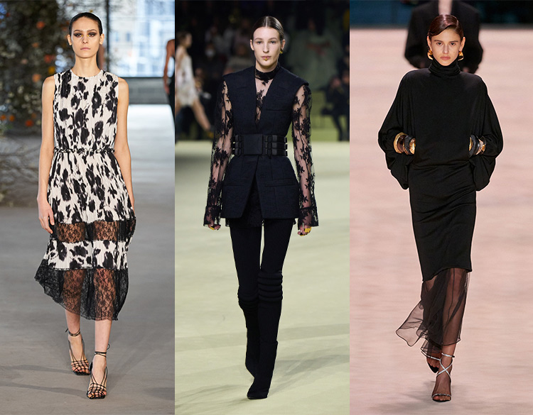 Fall 2022 fashion trends - sheer | 40plusstyle.com