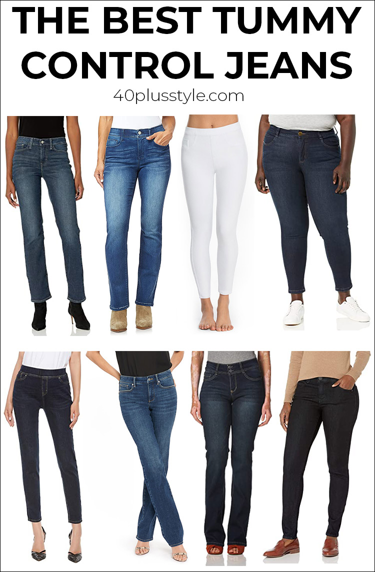 The best tummy control jeans to give you a smoother look | 40plusstyle.com