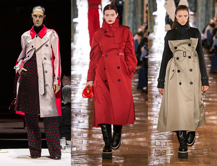 FW coat trends 2022 - modern trenches | 40plusstyle.com