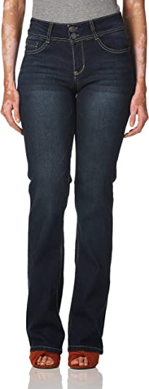WallFlower Instastretch Bling Luscious Bootcut Jeans | 40plussyle.com