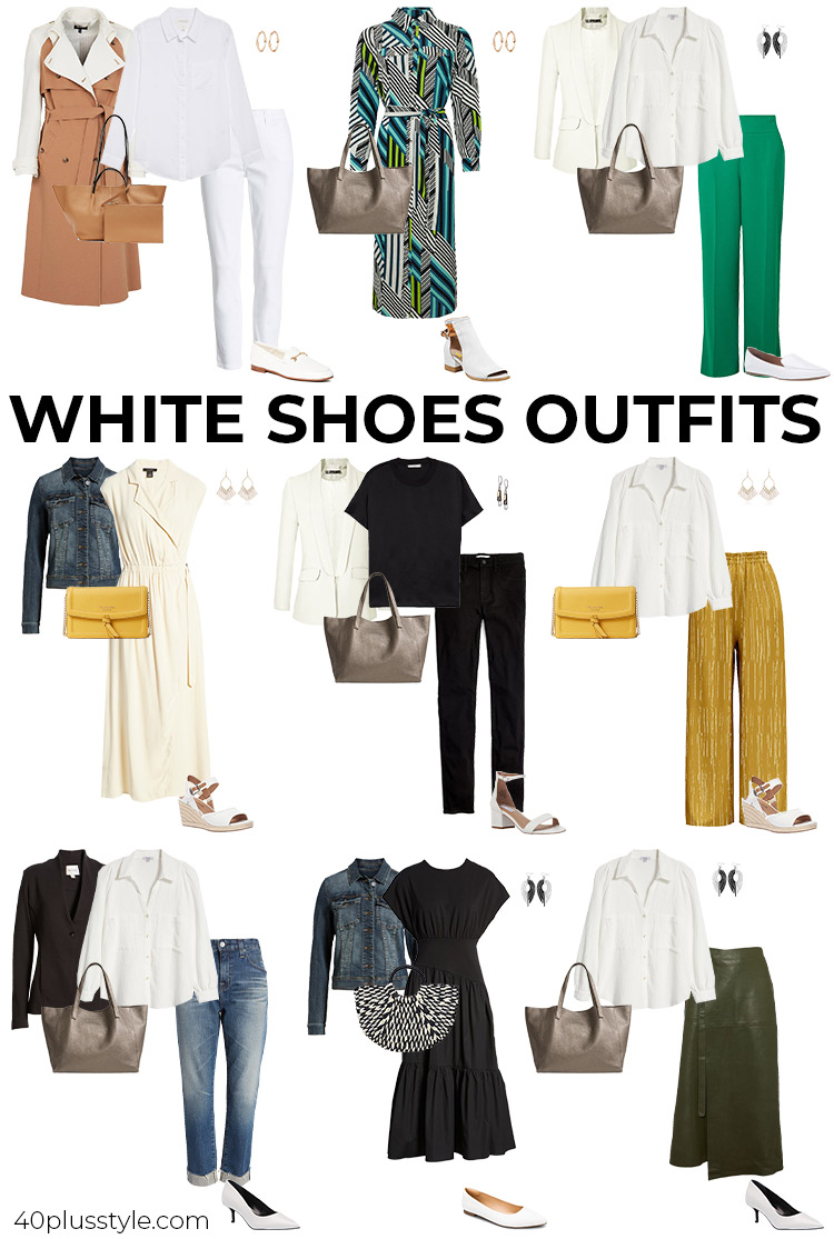 White shoes outfits | 40plusstyle.com