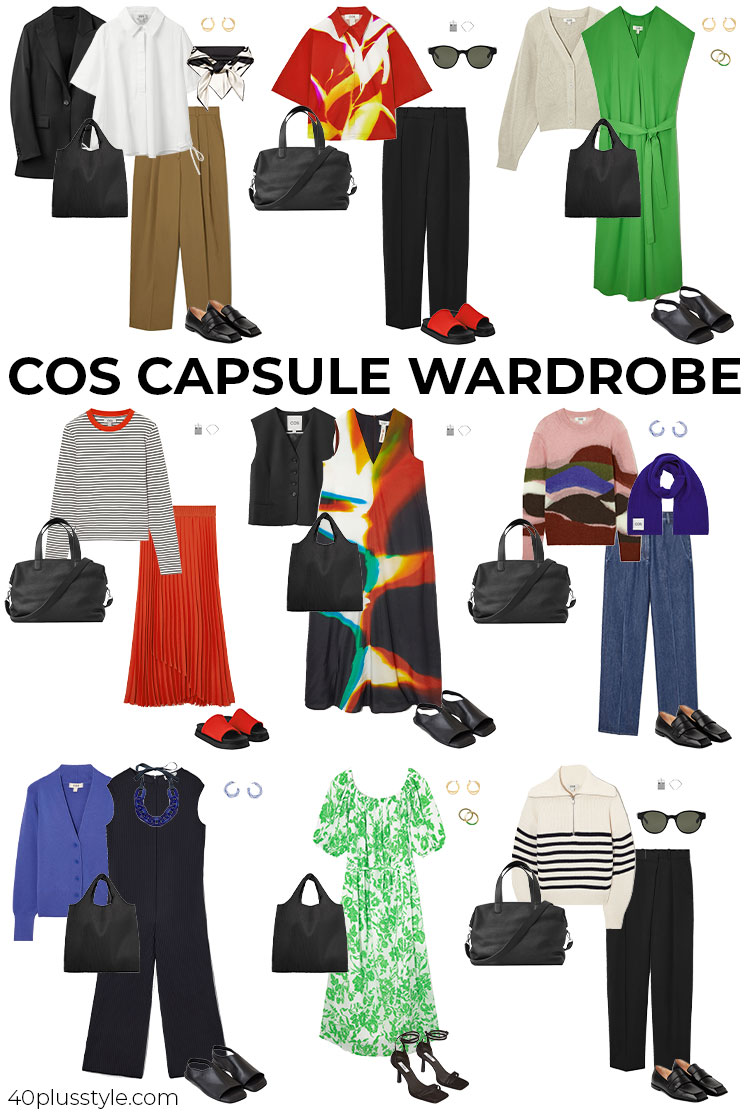 A capsule wardrobe from COS | 40plusstyle.com