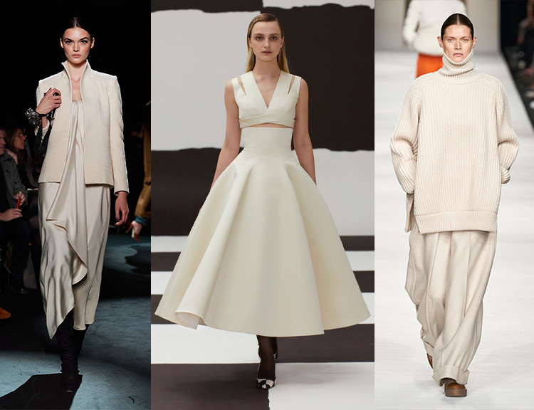 fall winter 2022 color trends: creams | 40plusstyle.com