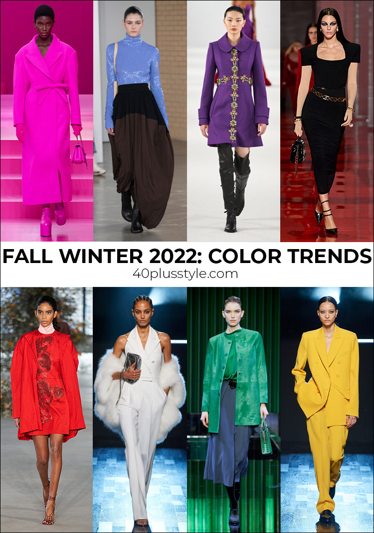 Fall Winter 2022 color trends: the colors and neutrals to wear this season | 40plusstyle.com