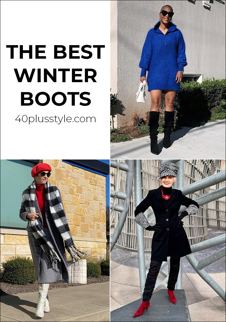 The best winter boots for women: Stylish winter boots that you can't wait to wear | 40plusstyle.com