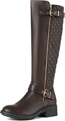 DREAM PAIRS Wide Calf Winter Knee High Boots | 40plusstyle.com