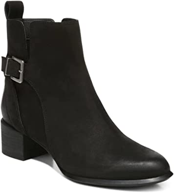 Boots with arch support - Vionic Perry Sienna Leather Ankle Boot | 40plusstyle.com
