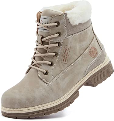 ANJOUFEMME Hiking Winter Boot | 40plusstyle.com
