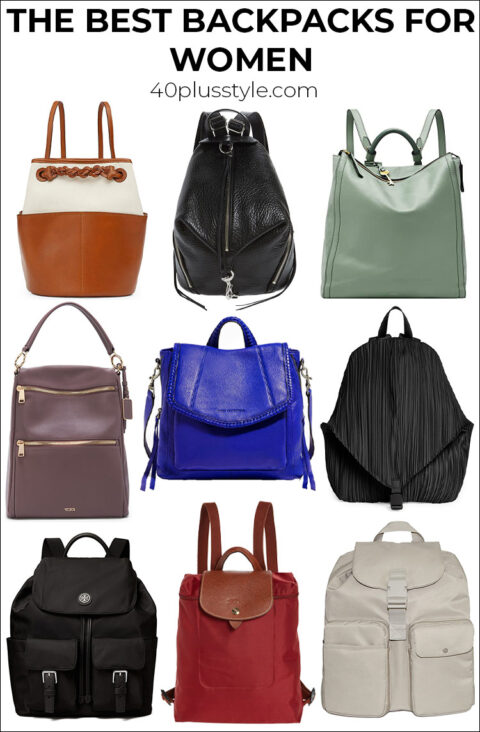 best backpacks for women - and the most stylish | 40plusstyle.com