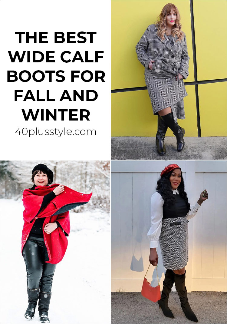 The best wide calf boots this winter and fall | 40plusstyle.com