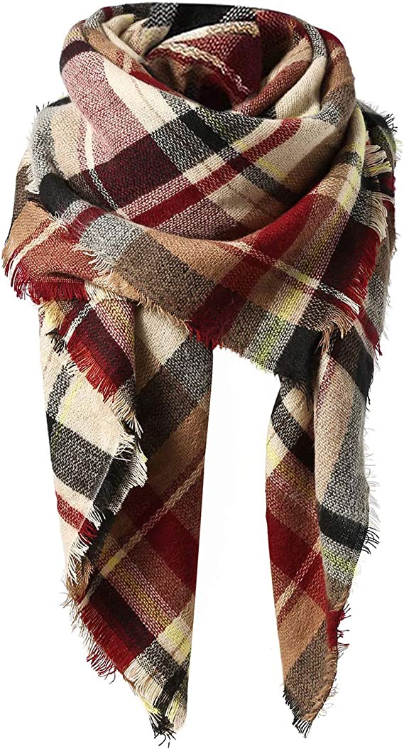 American Trends Chunky Large Blanket Scarf | 40plusstyle.com