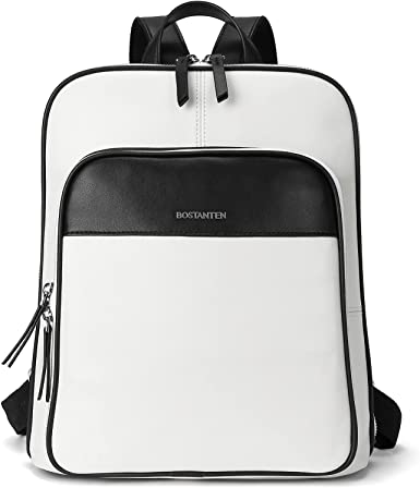 Best backpacks for women - BOSTANTEN Leather Backpack | 40plusstyle.com