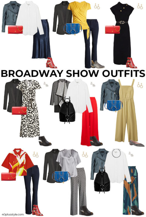 What to to wear to a broadway show - best outfits - 40+style