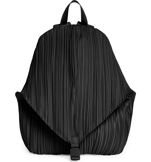 Best backpacks for women - Pleats Please Issey Miyake Pleated Backpack | 40plusstyle.com