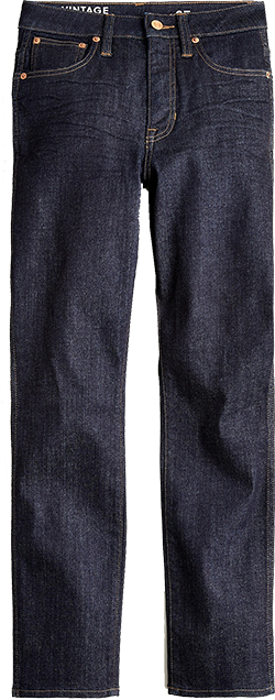 J.Crew Curvy Vintage Slim Straight Jeans | 40plusstyle.com
