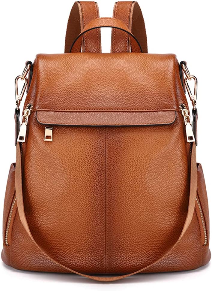 Best backpacks for women - Kattee Anti-Theft Leather Backpack | 40plusstyle.com