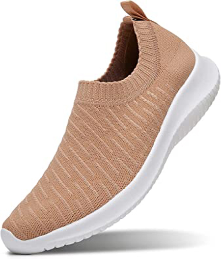 MAIITRIP Elastic Sock Slip-On Walking Shoes | 40plusstyle.com