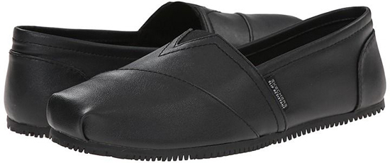 best non-slip shoes for women - Skechers Kincaid II Slip Resistant Loafer | 40plusstyle.com