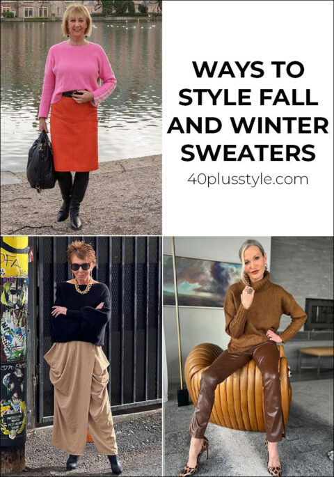 sweaters for women over 40 for fall & how to style them - 40+stye