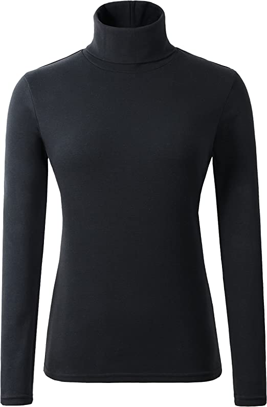 HieasyFit Cotton Turtleneck Sweater | 40plusstyle.com