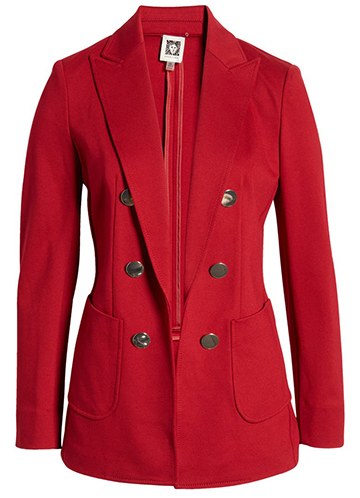Anne Klein Double Breasted Jacket | 40plusstyle.com